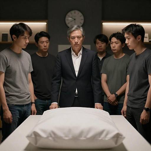 Mysterious Object in Dimly Lit Room