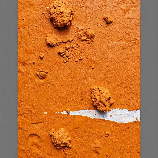 Abstract Close-Up of Vibrant Orange Texture