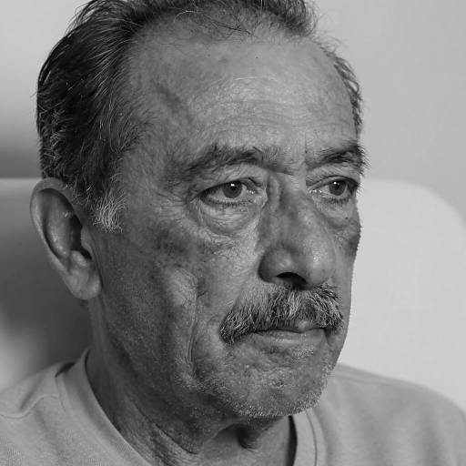 Serious Portrait of an Older Man