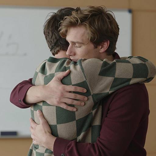 Heartwarming Embrace of Friendship