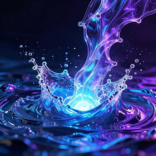 Futuristic Turbulent Liquid Diffusion