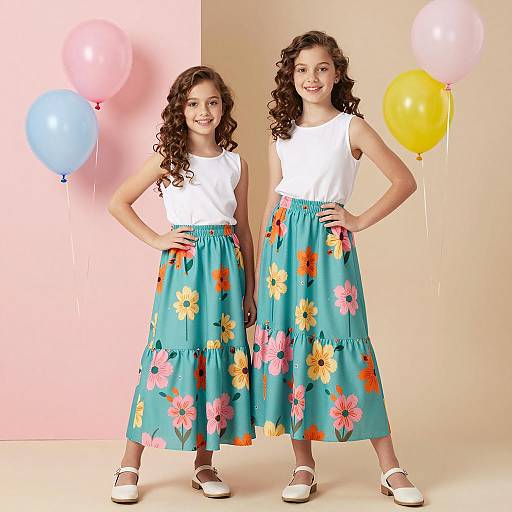 Charming Birthday Outfit for Young Girl