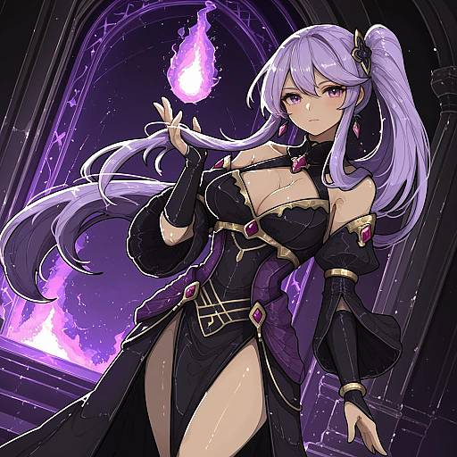 Illustration of Ishtar (fire emblem), fire emblem in the style of Shuuko (s h uuko)