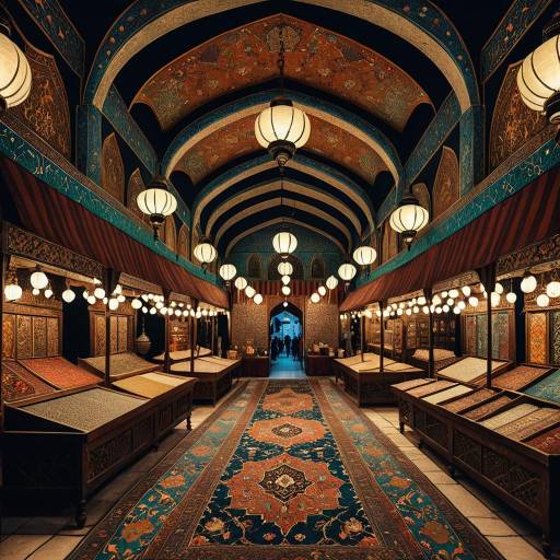 Ornate Persian Bazaar Interior