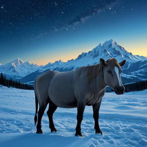 Majestic Elephant Under Starry Night Sky Majestic Elephant Under Starry Night Sky