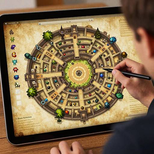 DND Online Map Maker in Use