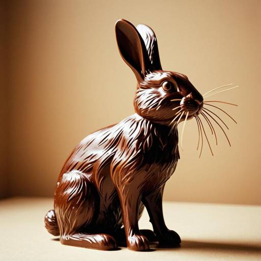 Chocolate Rabbit Sculpture
