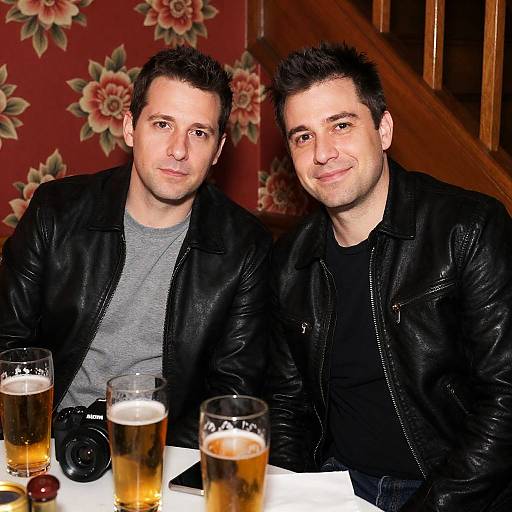 Two Friends at a Cozy Table