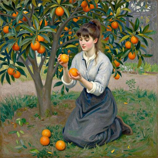 Berthe Morisot's Garden with Oranges