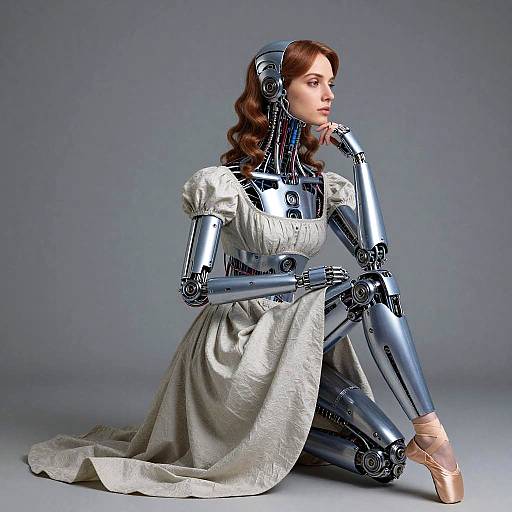 Mechanical Girl in Renaissance Dress