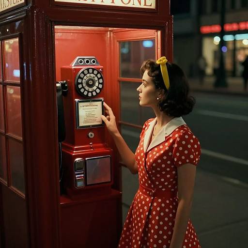 1950s Neon Night Solitude