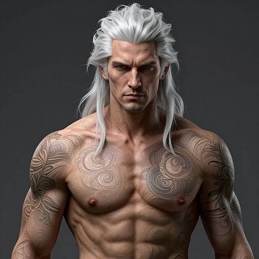 Hyperrealistic Rugged Man Portrait