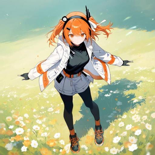 Sunny Outdoor Portrait of Adachi Rei