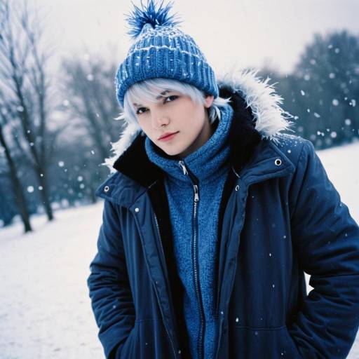 Cosplay Jack Frost in Winter Snow