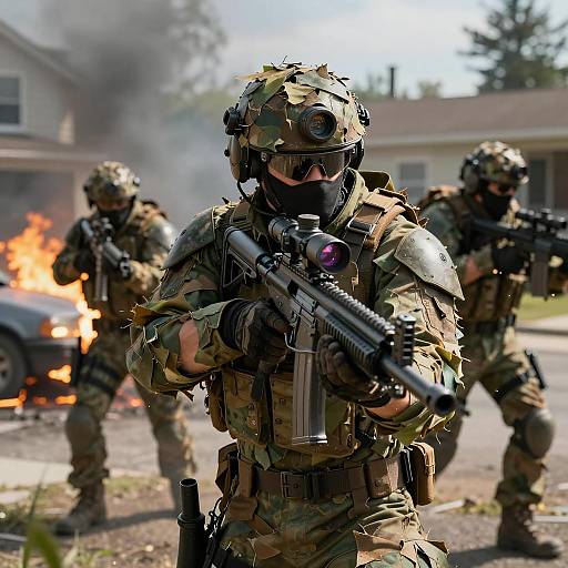 High-Tech Spec-Ops Sniper Mission Art