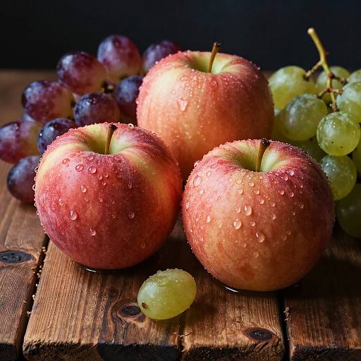 Hyperrealistic Fresh Fruit Still Life
