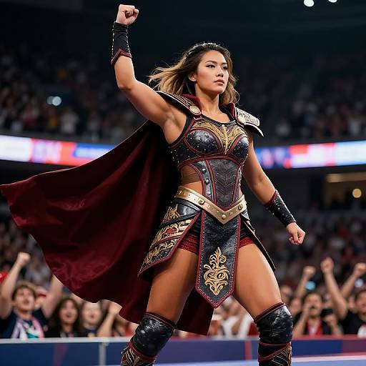 Mythical Warrior Female Wrestler Outfit