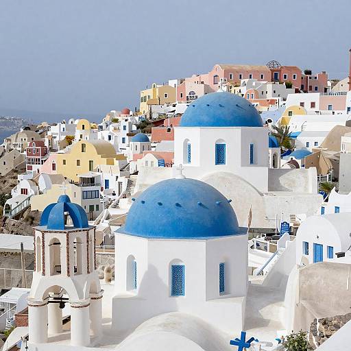 Charming Greek Island Town Photograph