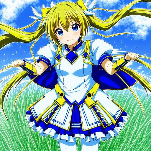 Illustration of Arisa bannings, lyrical nanoha in the style of Yuyu (00365676)