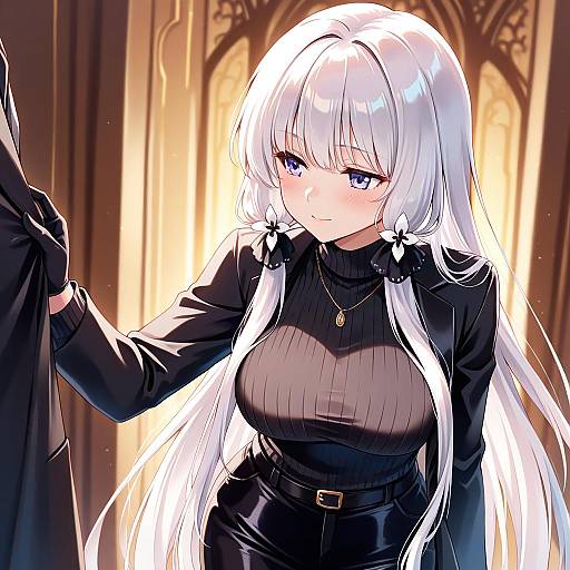 Illustration of Angelica (project moon), project moon in the style of Sebu illust