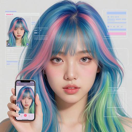Dynamic Hair Color Transformation App