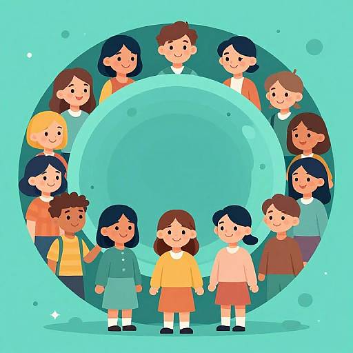 Kawaii Multiverse of Smiling Asians