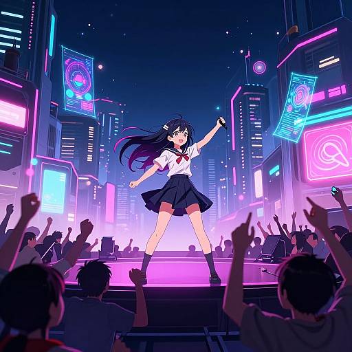 Bocchi the Rock Cyberpunk Concert