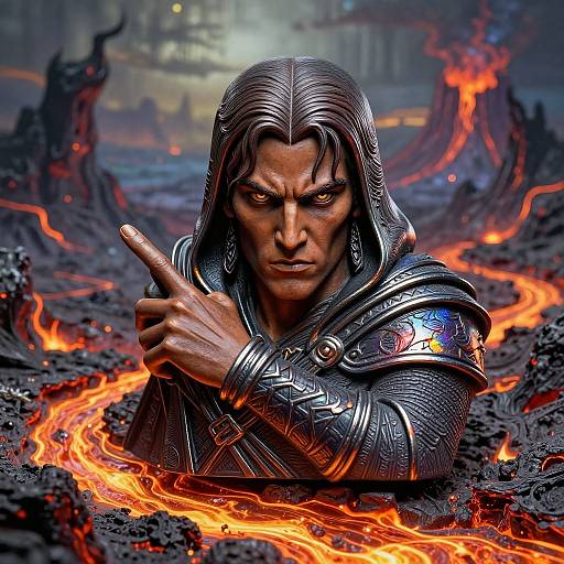 Middle Earth Assassin in Volcanic Wasteland