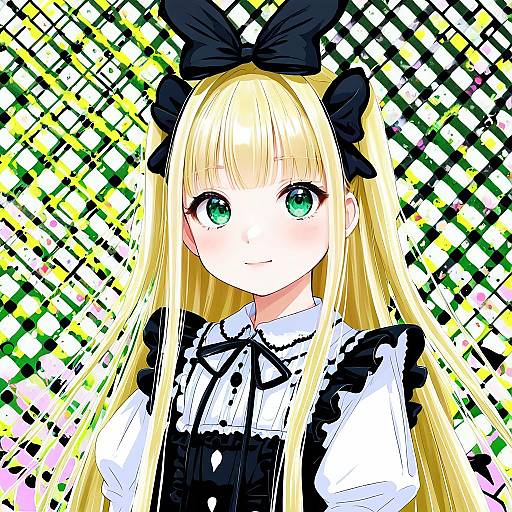 Illustration of Mononobe alice, nijisanji in the style of Nam (valckiry)