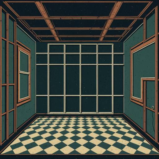 70s Style Nostalgic Room Background