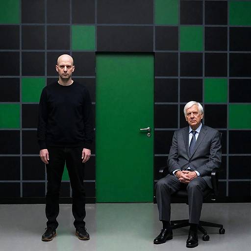 Dramatic Encounter in Geometric Room