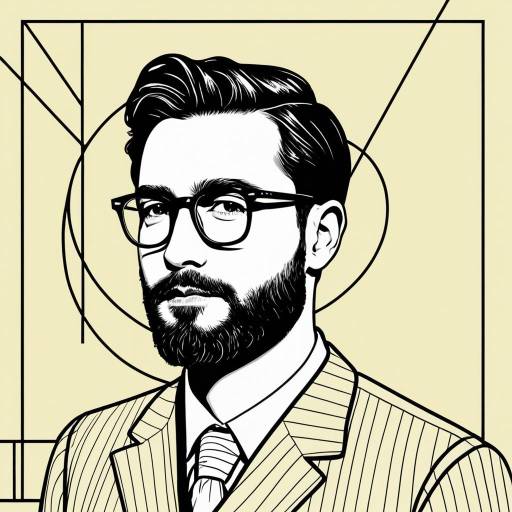 Elegant Minimalist Line Art Portrait