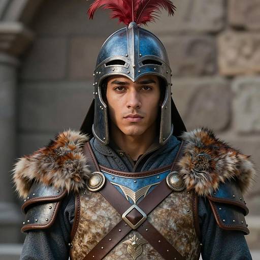 Medieval Fantasy Young Male Warrior