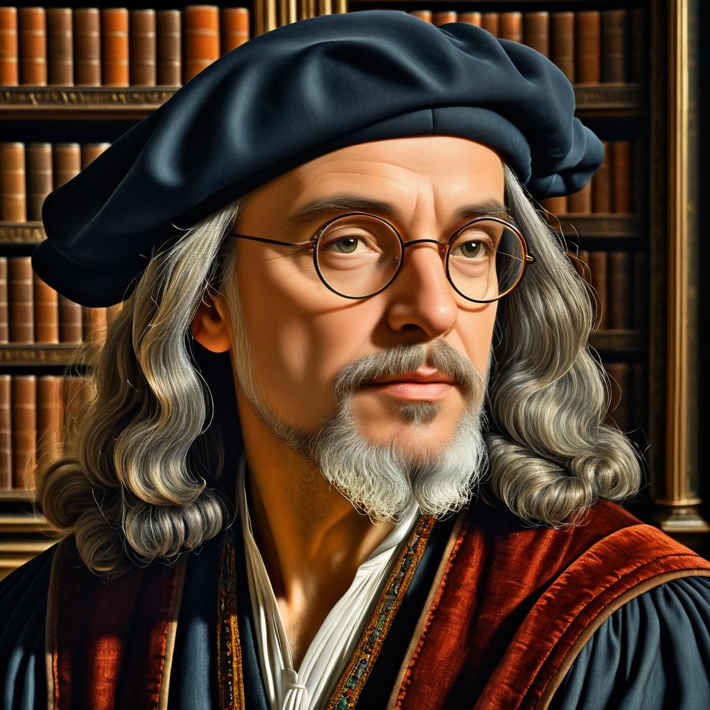 Ultra-Realistic Portrait of a Scholar