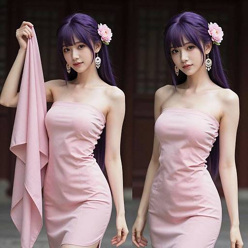 Stunning Photorealistic Portrait of Slim Girl