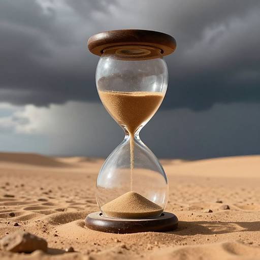 Colossal Hourglass Between Two Worlds