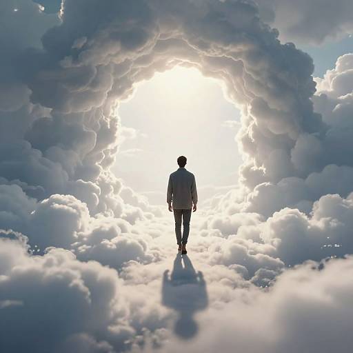 Journey Toward Ethereal Cloud Archway