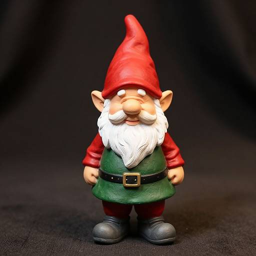 Detailed Gnome Statue Photograph