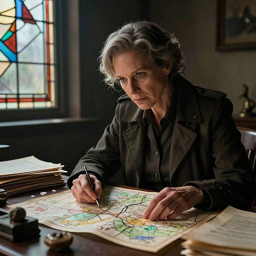 Photorealistic Portrait of Detective