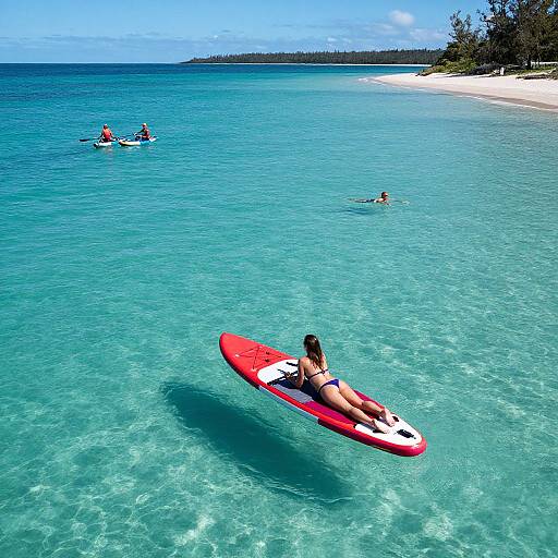 Relaxing Waters at Lake McKenzie