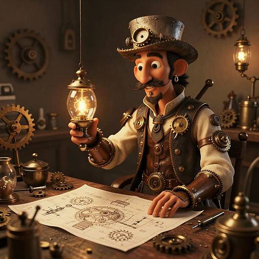 Nayib the Steampunk Inventor