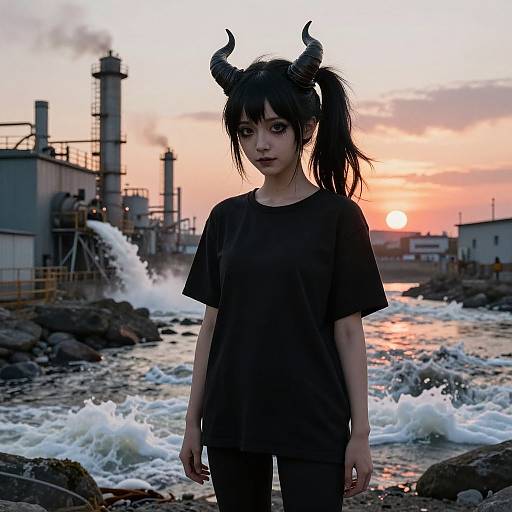 Eerie Succubus at Nuclear Winter Sunset