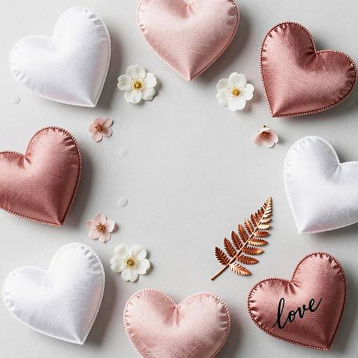 Romantic Morning Herbal Tea Flat Lay