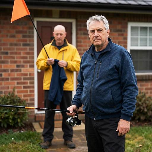 Middle-Aged Men by Brick House