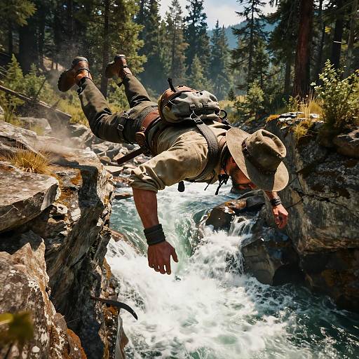 Dramatic Outlaw Canyon Plunge