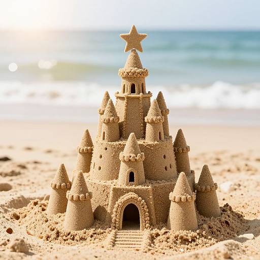 Sand Castle Christmas Tree Design