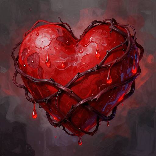 Abstract Heartache Digital Art