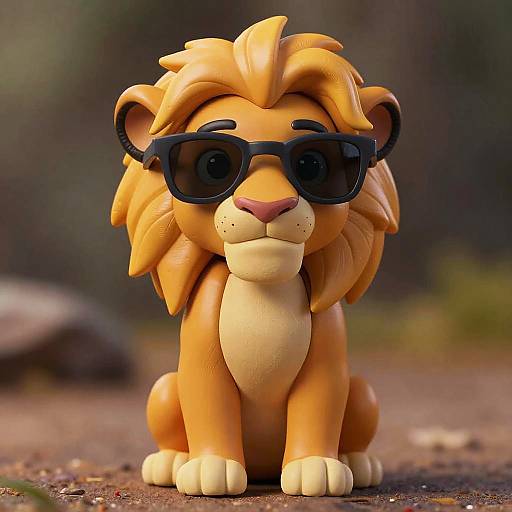 Simba Nendoroid Figure with Sunglasses