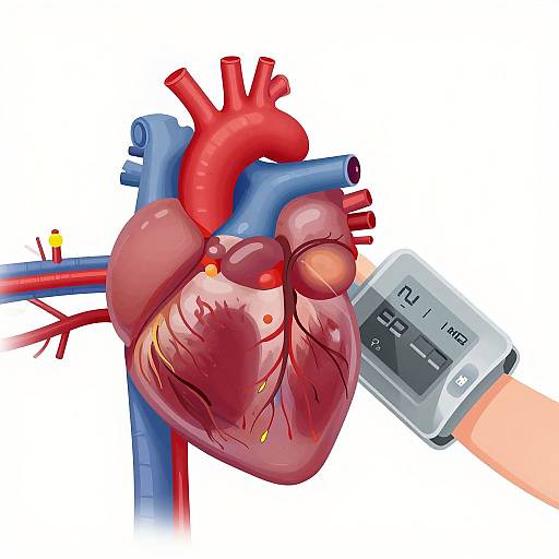 Animated Blood Pressure Infographic Vector