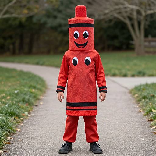 Red Crayon Costume for Kids